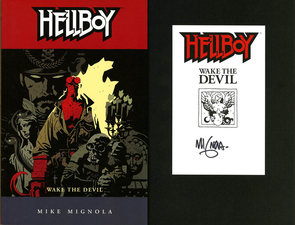 Mike Mignola Signed Autographed Hellboy Wake The Devil 2 RARE