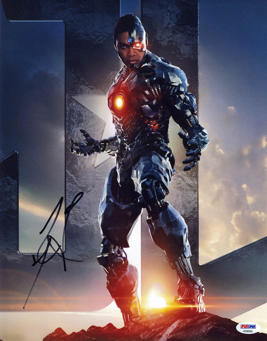 Ray Fisher SIGNED 11x14 Photo Cyborg DC Justice League PSA/DNA ...