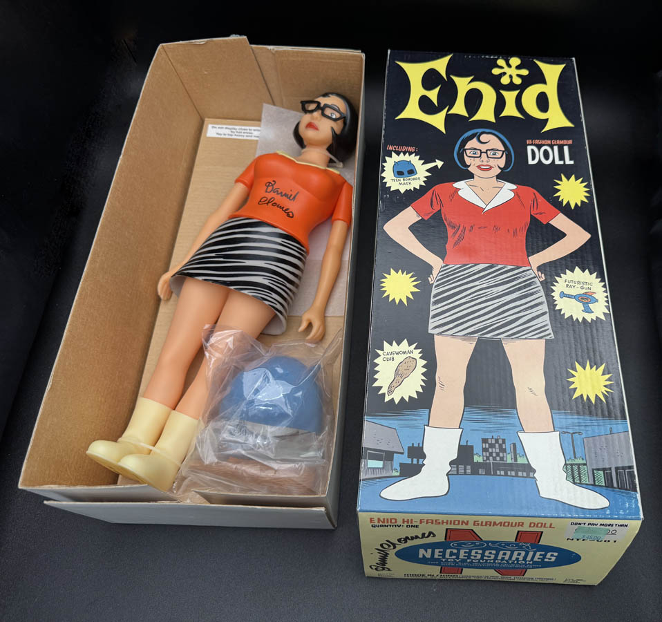 Daniel Clowes SIGNED Enid Hi-Fashion Glamour Doll AUTOGRAPHED 2003