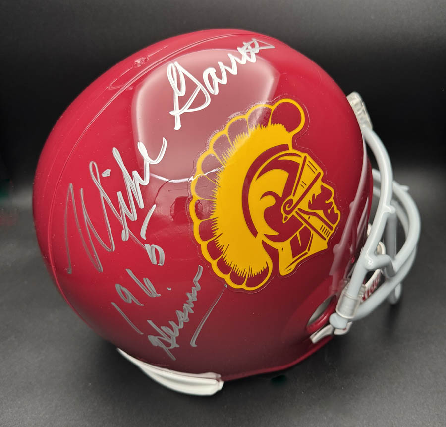 Mike Garrett SIGNED USC Trojans Full Size Helmet 65 Heisman PSA