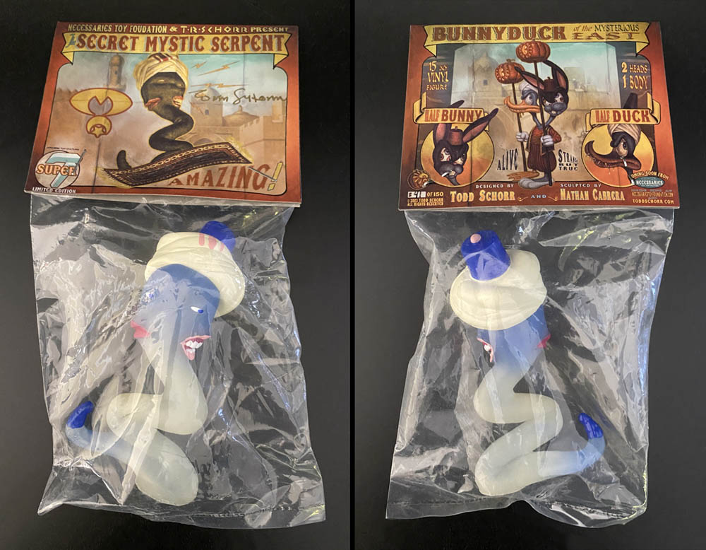 Todd Schorr SIGNED AUTOGRAPHED The Secret Mystic Serpent Toy SDCC