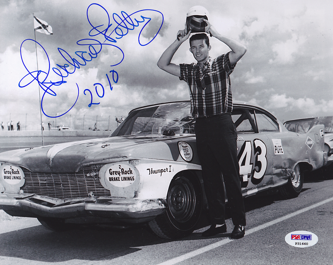 Richard Petty SIGNED 8x10 Photo NASCAR 2010 HOF THE KING PSA/DNA ...