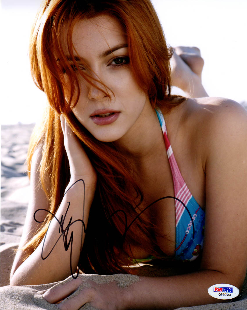 Elena Satine Signed 8x10 Photo Revenge Shield Magic City Hot Psa Dna