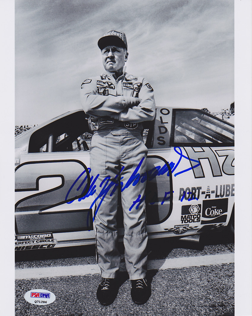 Cale Yarborough SIGNED 8x10 Photo + HOF 12 NASCAR LEGEND PSA/DNA ...